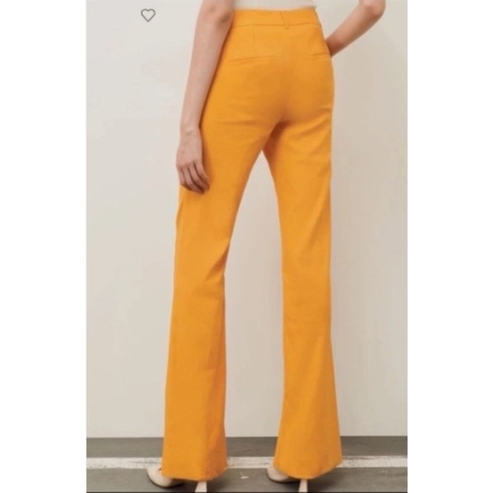 Marella Angri Flare Trousers Size 10 NEW Linen Blend Pants Professional Max Mara - Picture 3 of 13